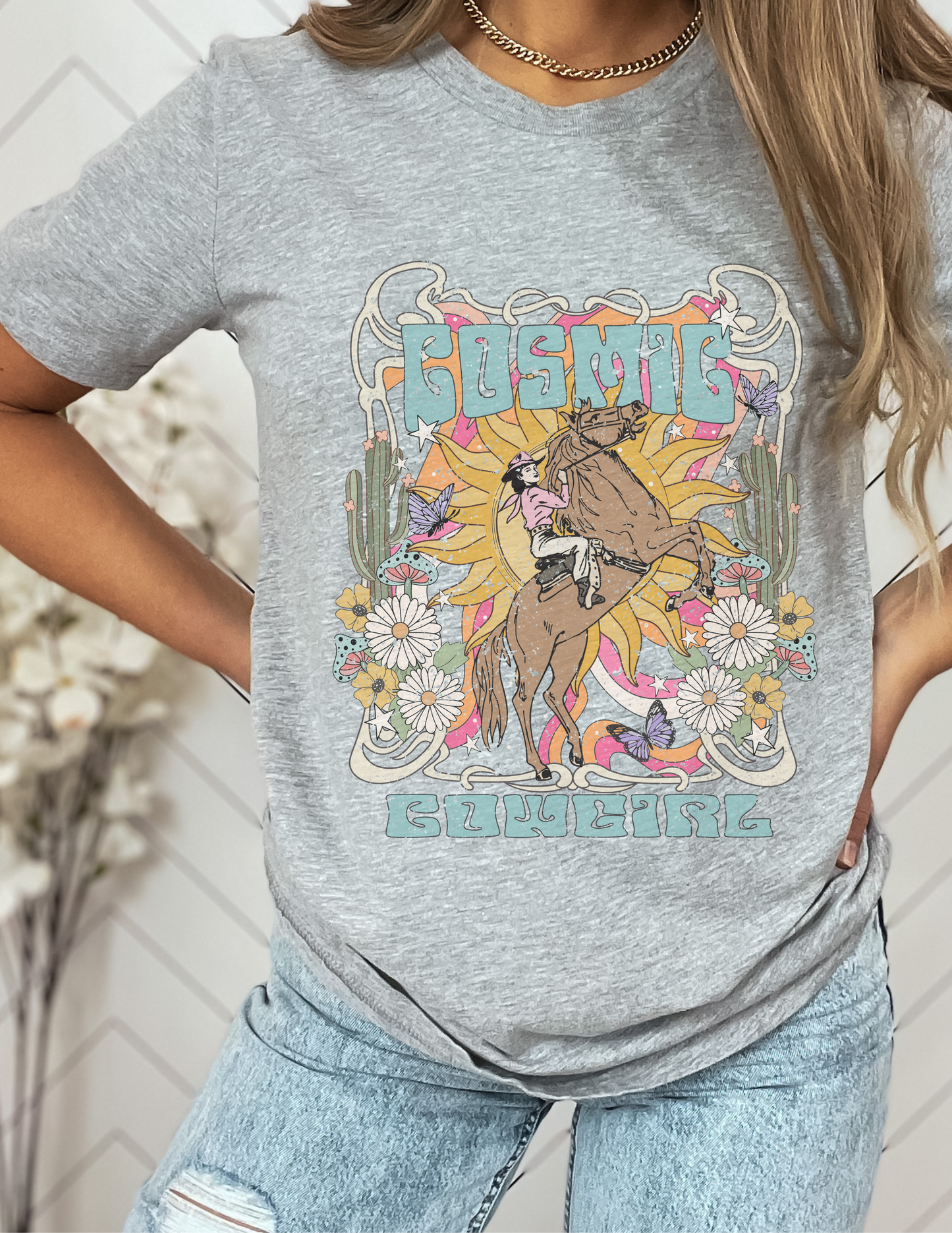 Cosmic Cowgirl Graphic Tee - More Colors