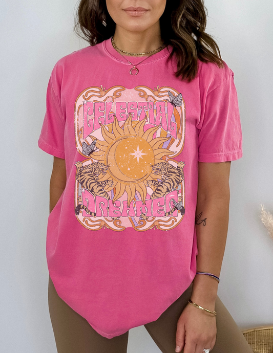 Celestial Dreamer Graphic Tee - More Colors