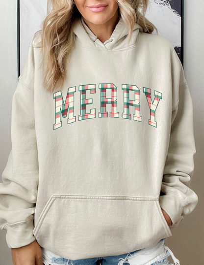 Merry Hooded Sweatshirt