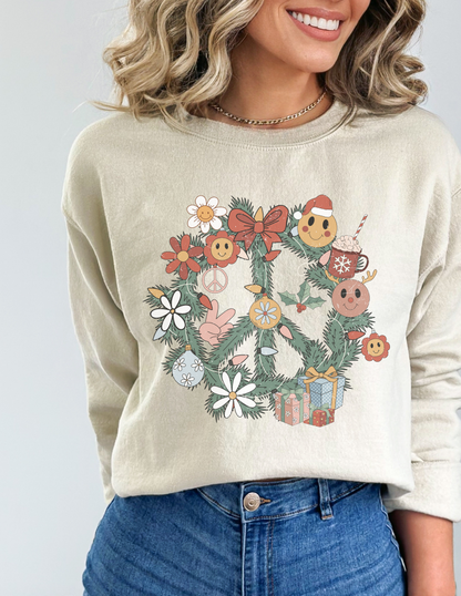 Christmas Peace Sweatshirt - More Colors
