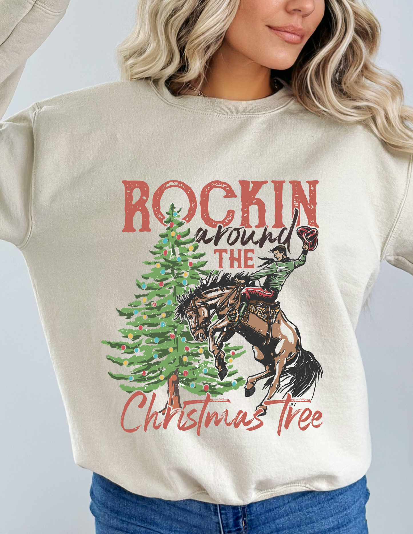 Rockin Around the Christmas Tree Sweatshirt - More Colors