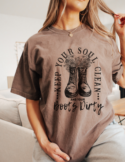 Keep Your Soul Clean Graphic Tee - More Colors