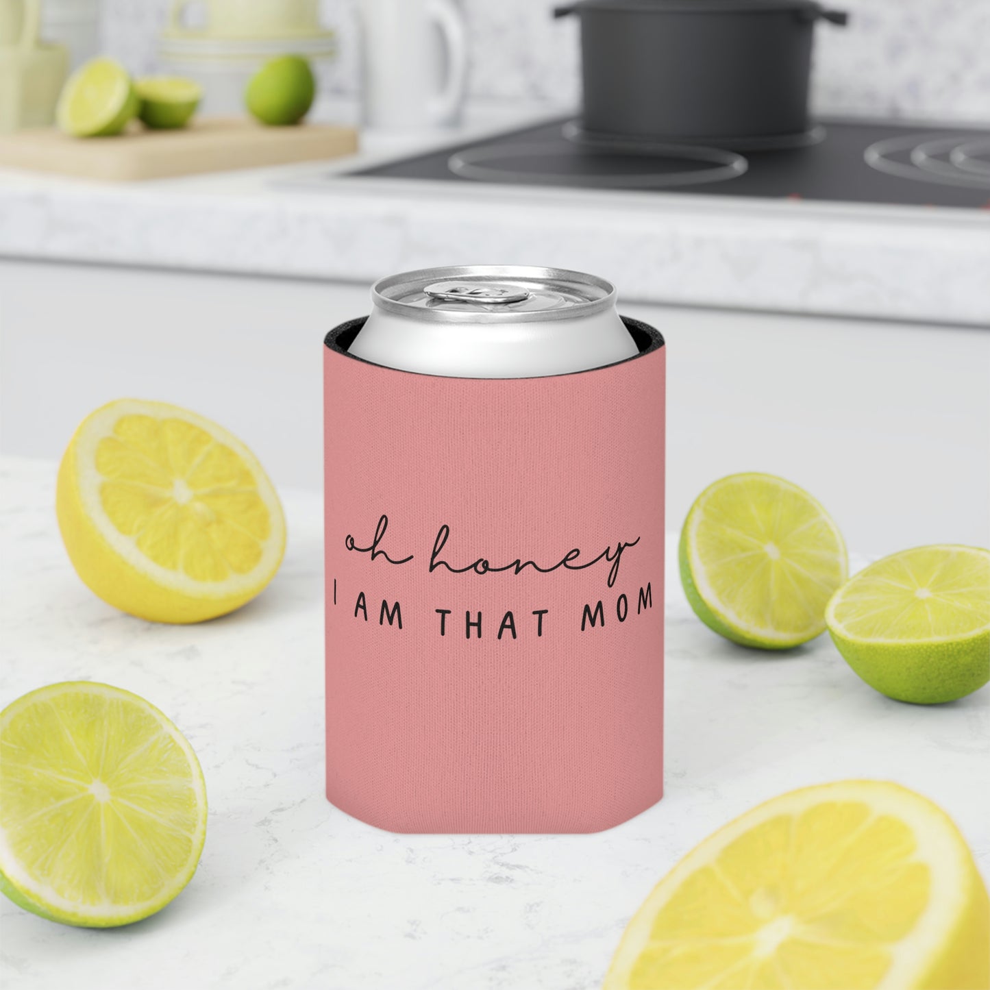 I am that Mom Pink Can Cooler
