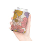 Groovy Floral Can Cooler
