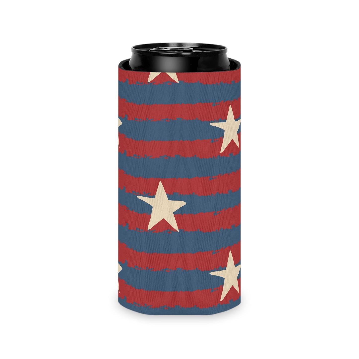 Stars and Stripes Can Cooler