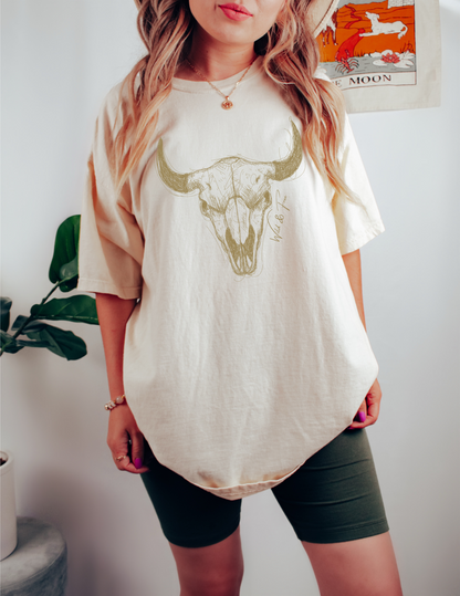 Western Skull Graphic Tee - More Colors