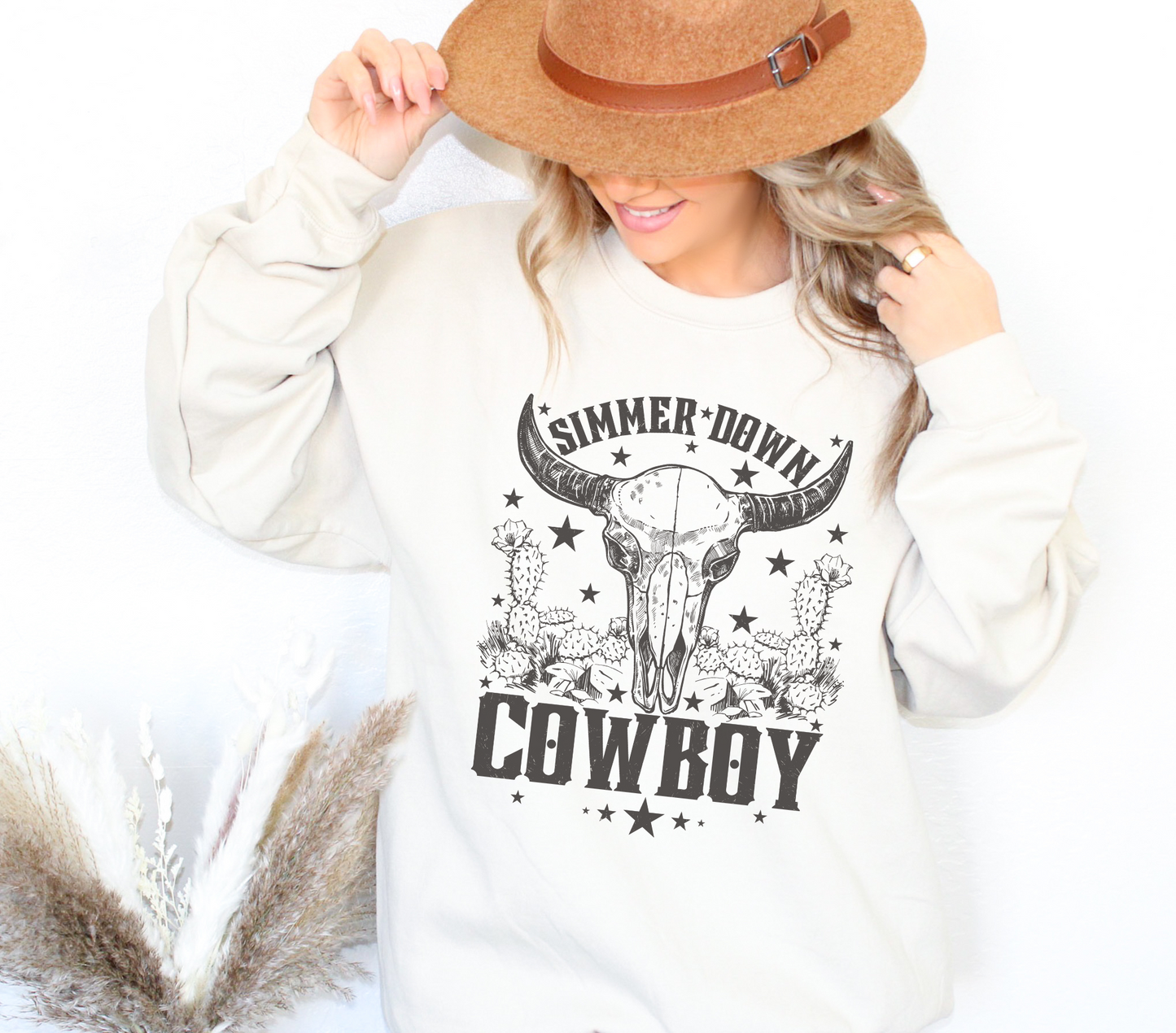 Simmer Down Cowboy Sweatshirt - More Colors