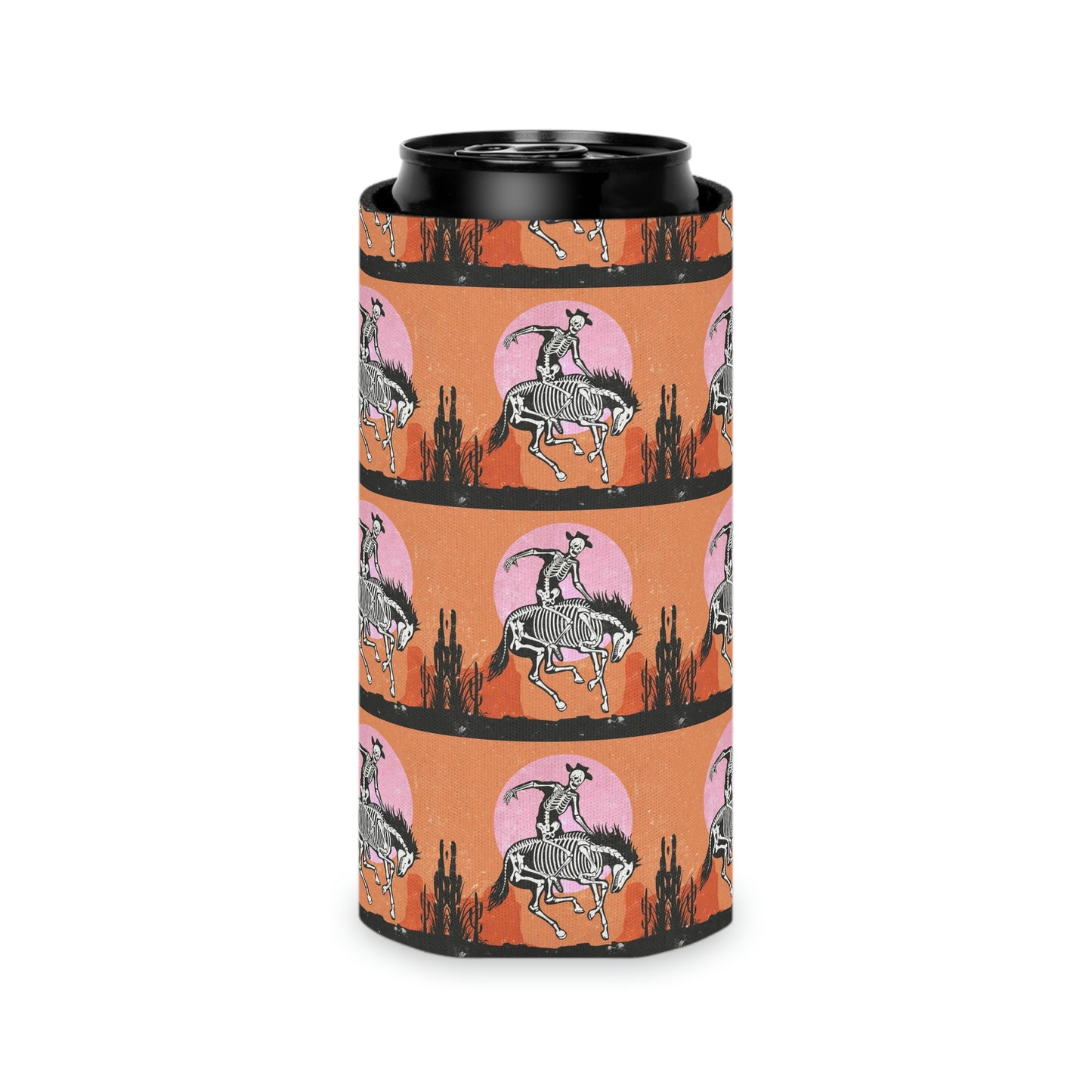 Ghost Cowboy Can Cooler