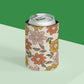 Earthtone Floral Can Cooler