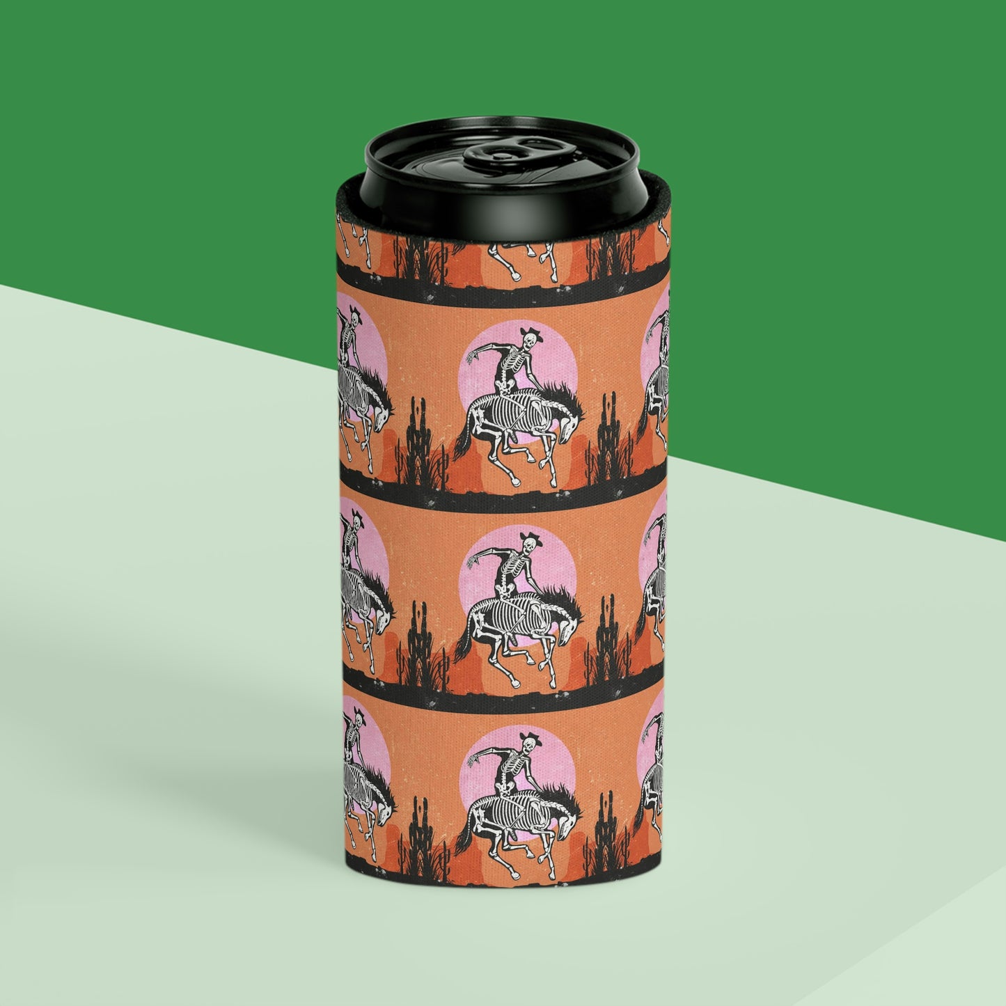 Ghost Cowboy Can Cooler