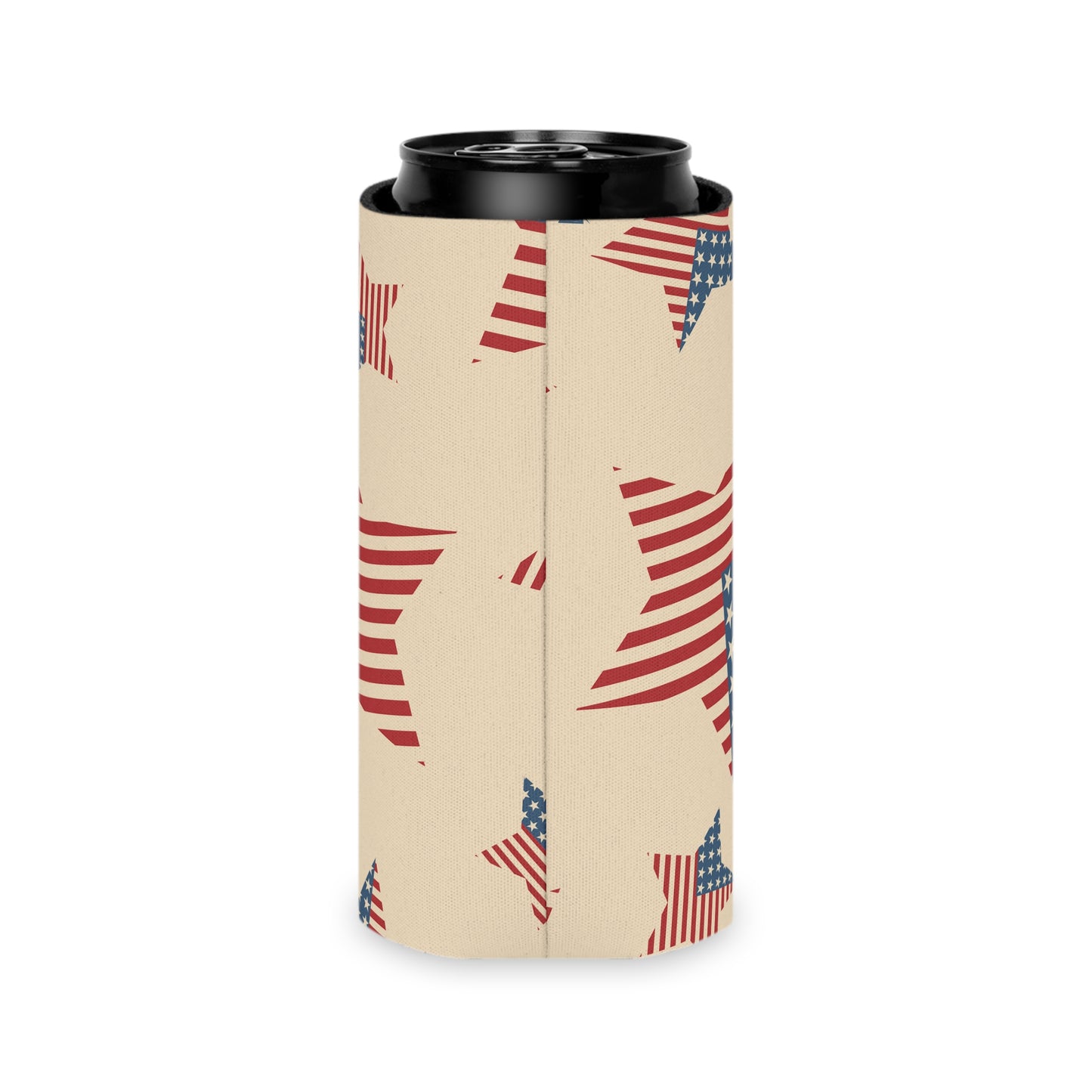 Flag Star Can Cooler